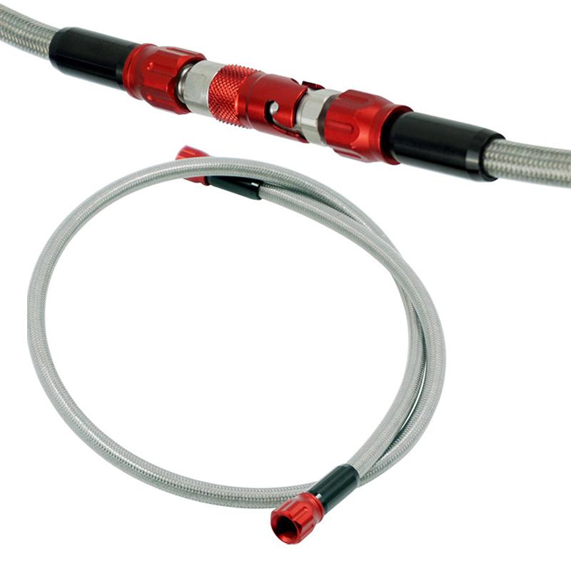 Motorcycle Brake Hose AN3 Aluminum Alloy Braided Brake Line for ATV Pit Dirt Street Racing Bike