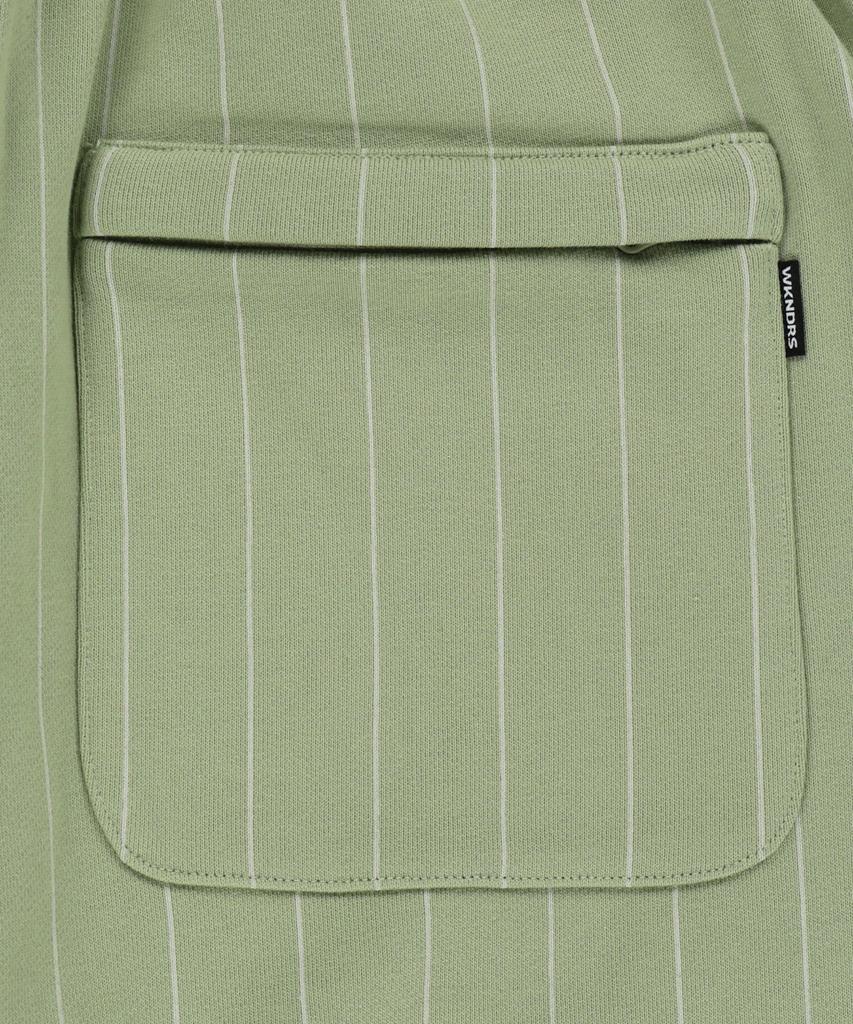 WKNDRS Striped Sweat Pants (Olive)
