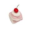 2Pcs Kawaii Design Simulation Food Plush Keychain Plush Material Creative Shape Hamburger Keyring Simulation Food Adorable Style
