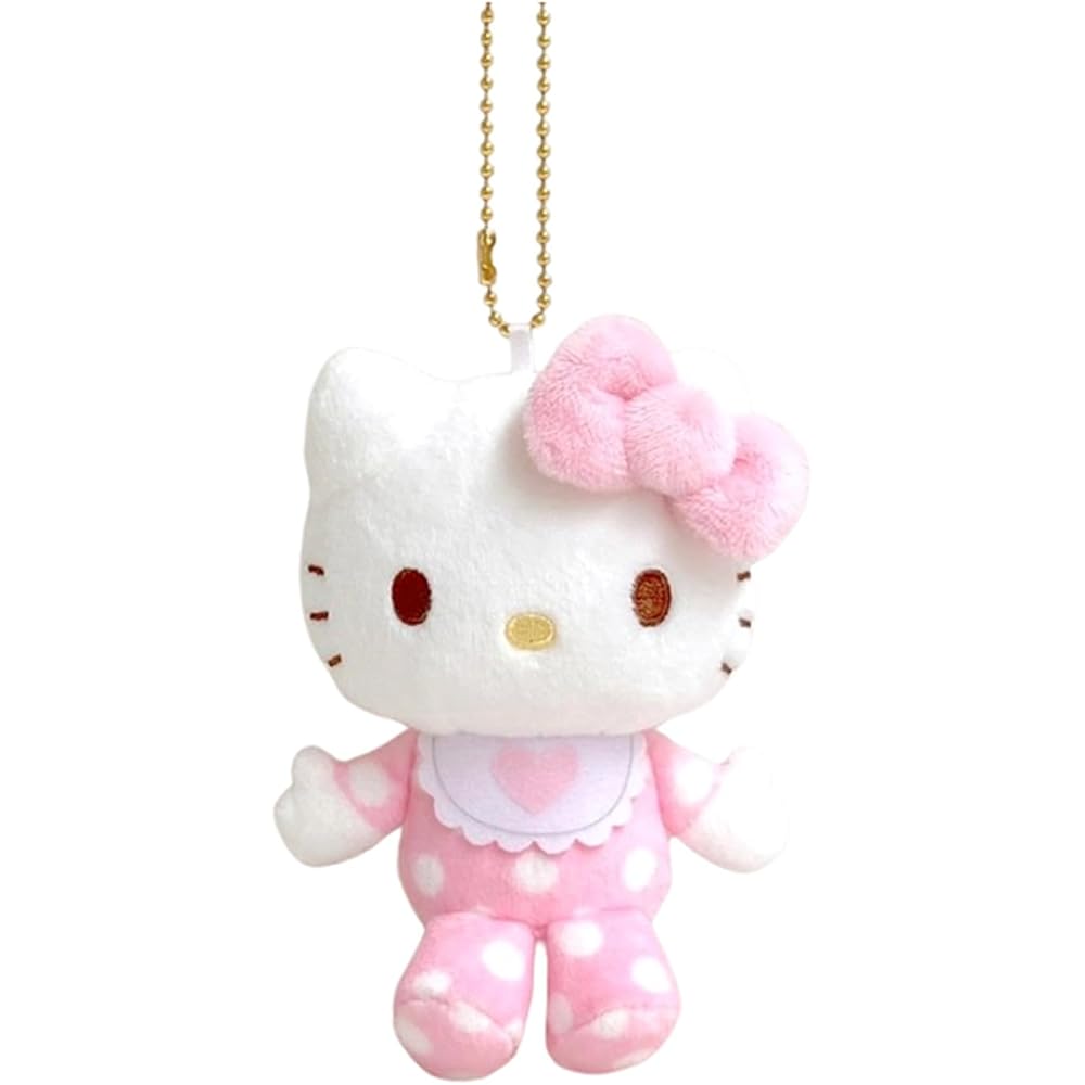 Nakajima Corporation Hello Kitty Baby Mascot Collection Pink 10x8.5x4.5cm Plush Toy