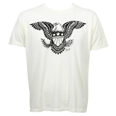 Sailor Jerry Tattoo Bars Stars Eagle Slim Fit Unisex T-Shirt White S