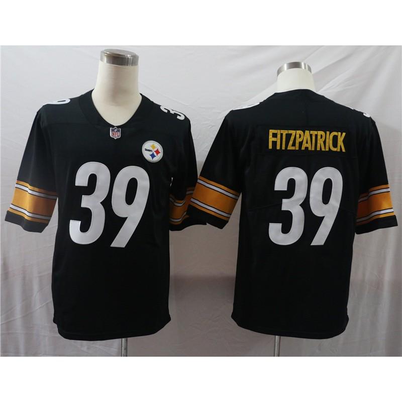 Pittsburgh Steelers Embroidered Rugby Jersey T-Shirt Men Women Loose Fit Cotton Short Sleeve Sportswear