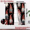 2D Flat Printing  JIT 2pcs   Curtains (Without Rod) GnomeGreetings Popular Pattern Curtains Versatile Polyester Curtains