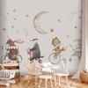 Wallpaper - Subtle Animals Among the Stars (Watercolor)