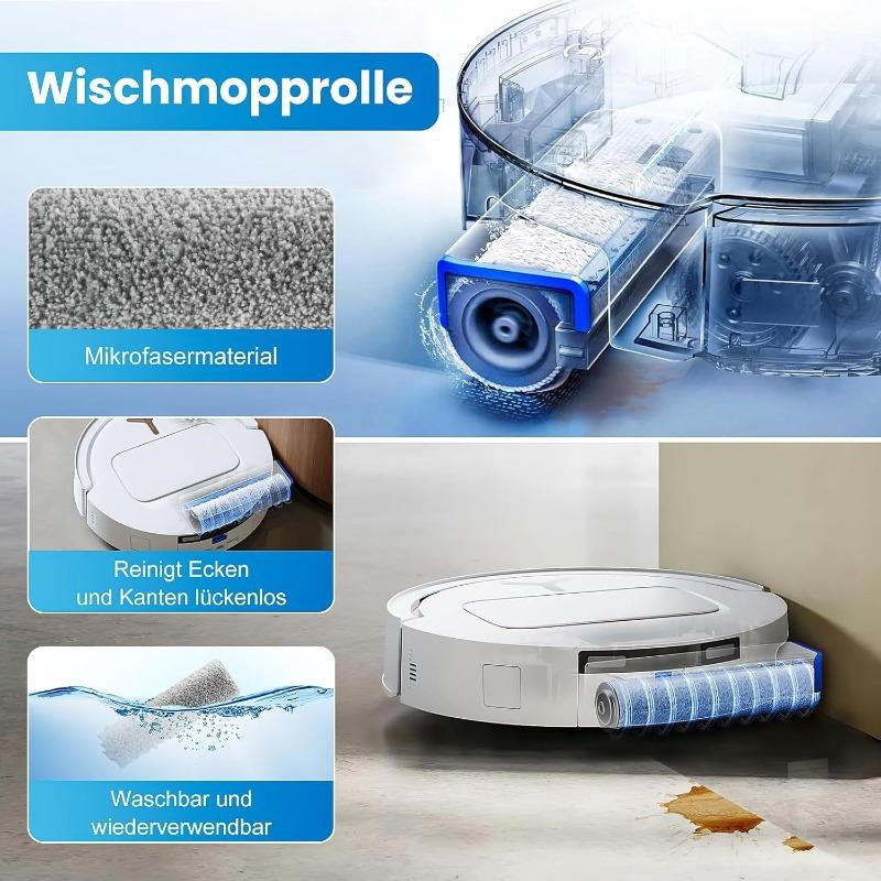 For Ecovacs T80 Omni / T80 Pro Omni / Yeedi M14 Plus Vacuums Cleaner Accessories  Mop Cloth Side Main Brush Dust Bag HEPA Filter