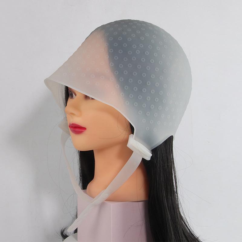 Haarfärbung, Hervorhebung, Farbstoffkappe, Zuckerguss, Tipping, wiederverwendbare Silikon-Salonkappe