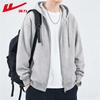 Warrior Men's Casual Zip-Up Hooded Sweatshirt