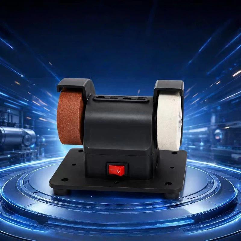 1Pcs Tabletop Grinding Polishing Machine Small Grinding Wheel Machine Household Grinding Wheel Machine Knife Sharpener