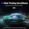 4K Triple Dash Cam GPS Front Inside and Rear 3CHs WiFi Car Camera with APP Control Night Vision 24H Parking Mode Loop Recording
