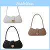 Fashionable French Style Medium Pu Shoulder Bag 2023 Winter New Solid Color Simple Underarm Bag Street Trendy Daily Commute Women's Bag