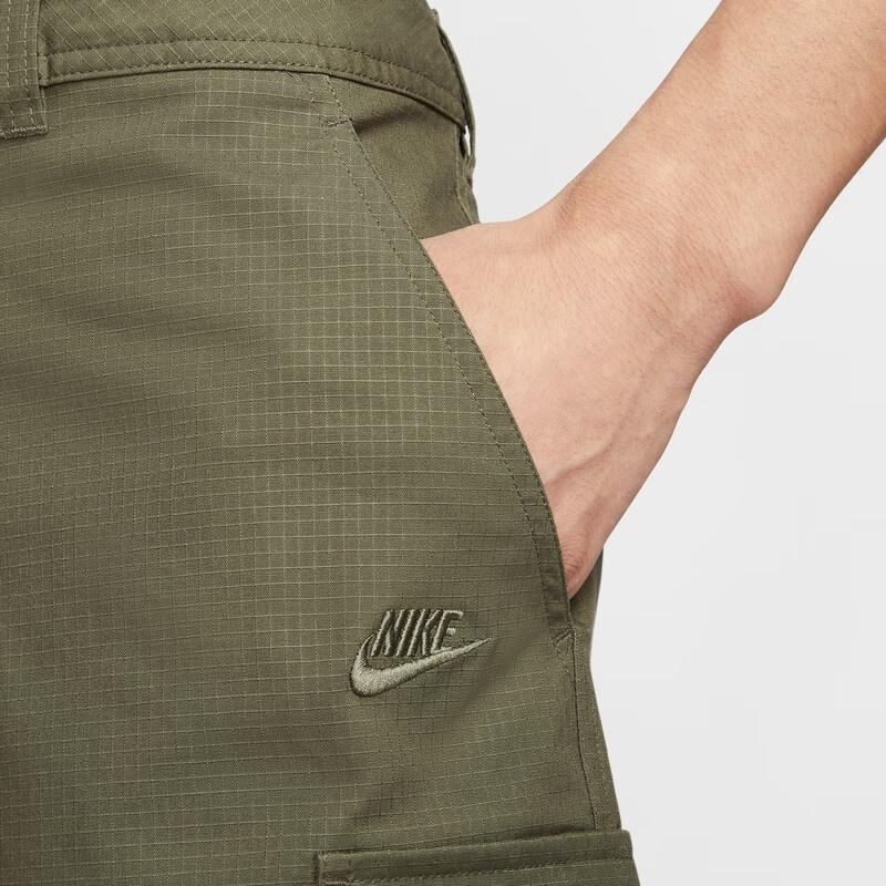 Nike Club Cargo Shorts Men's Medium Olive Green FN3518-222