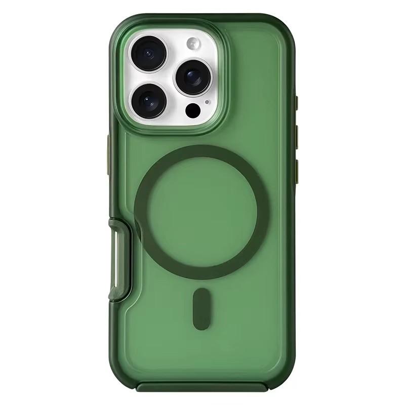 Fluorescent Candy Colour Car Magnetic Matte Phone Case for IPhone 16 15 14 Plus 13 12 Pro Max Wireless Charge Protector Cover