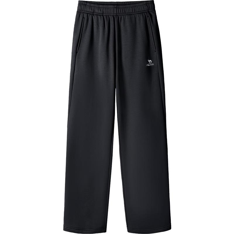Camel Men's Fleece-Lined Straight-Leg Casual Knit Pants