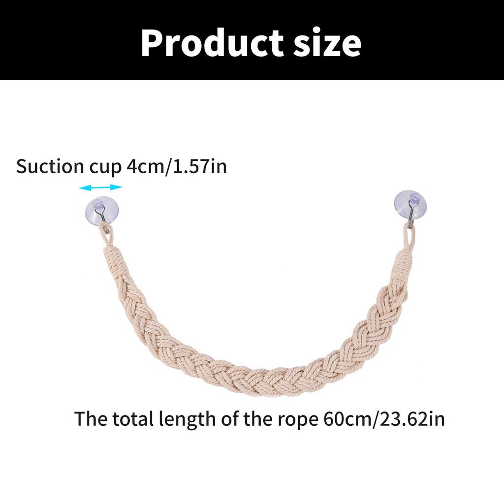 2pack Climbing Rope Snake Climbing Equipment Tree Frog Habitat Enhancement for Exotic Pet Enrichment