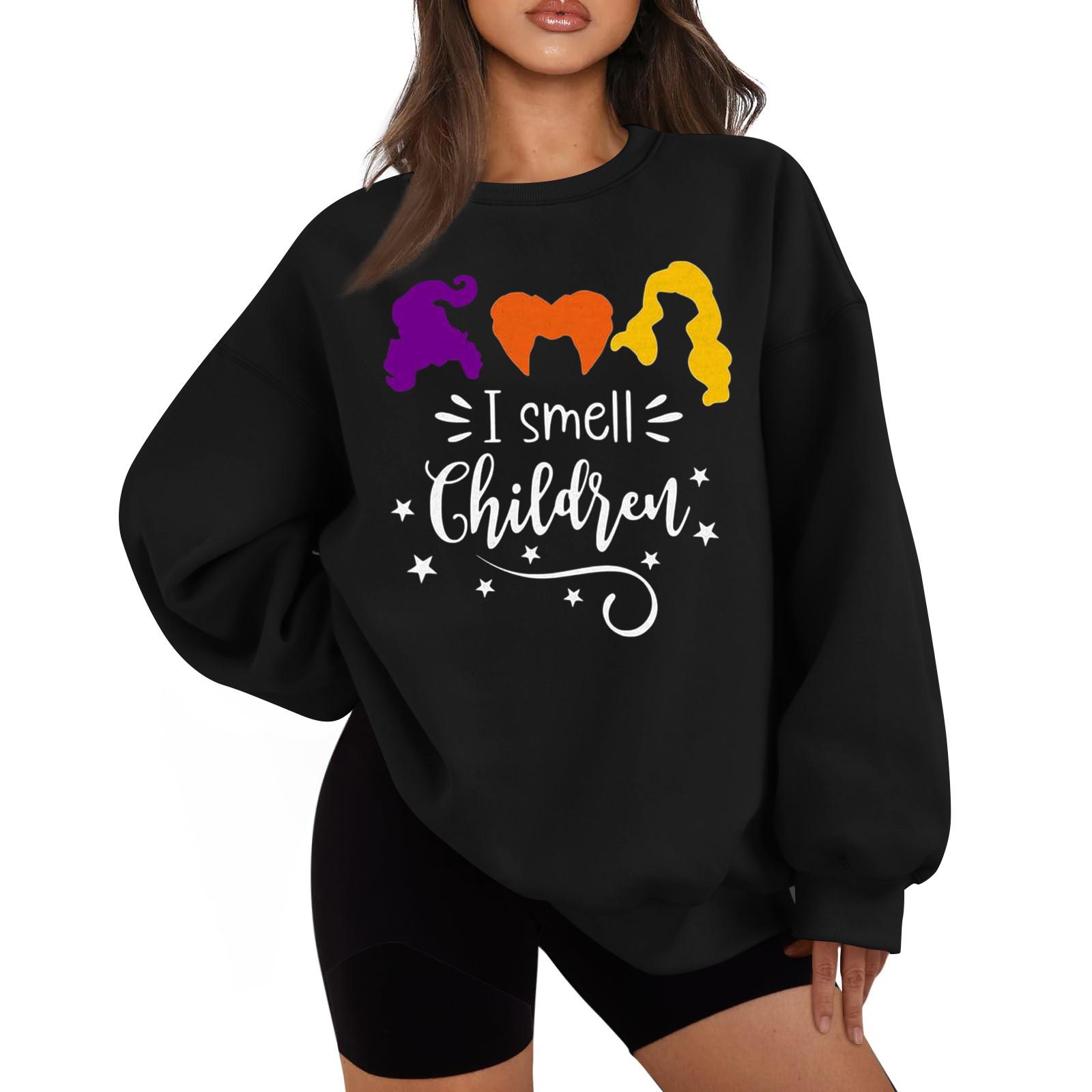 

Women s Sweatshirt Fall Vintage Graphic Long Sleeve Pullover Sweatshirt XXL чёрный