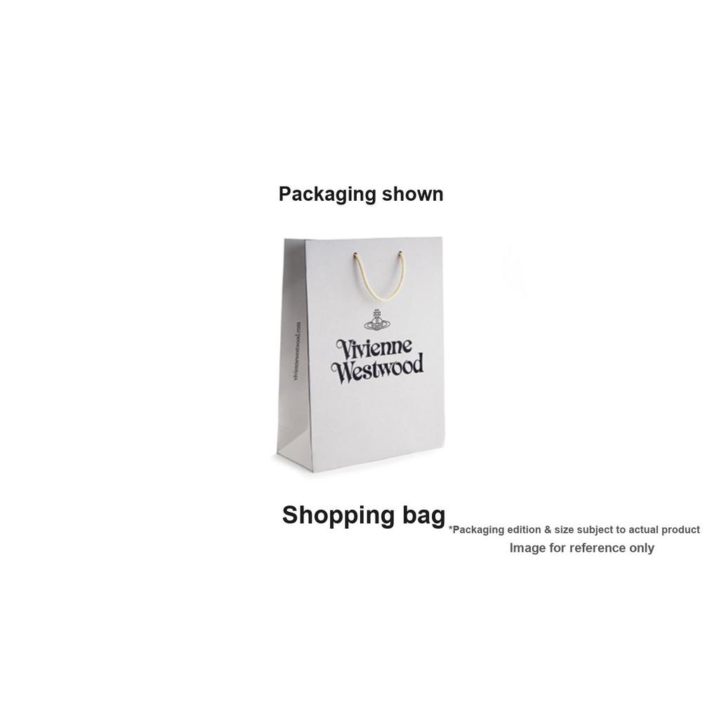 Vivienne Westwood Granny Frame Removable Metal Chain Polyurethane Cotton Tote Bag Women tote bags Black 4B010007WS0021N401