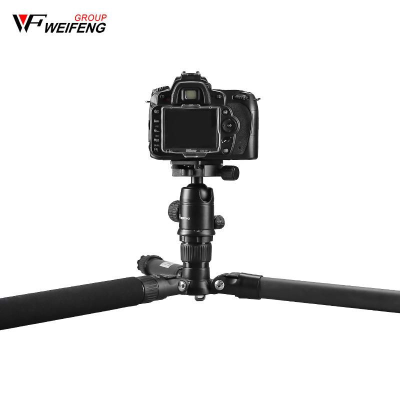 Weifeng C6620A Carbon Fiber Lightweight DSLR Camera Tripod