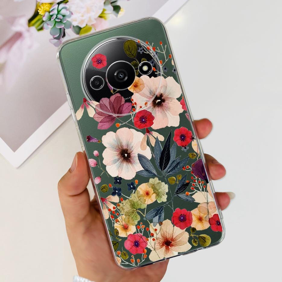 Für Xiaomi Redmi A3 Hülle Stilvolle Bemalte Abdeckung 6,71'' Klare Silikon-Weiche-TPU-Handyhülle Für Xiaomi Redmi A3 RedmiA3 Fundas Capa