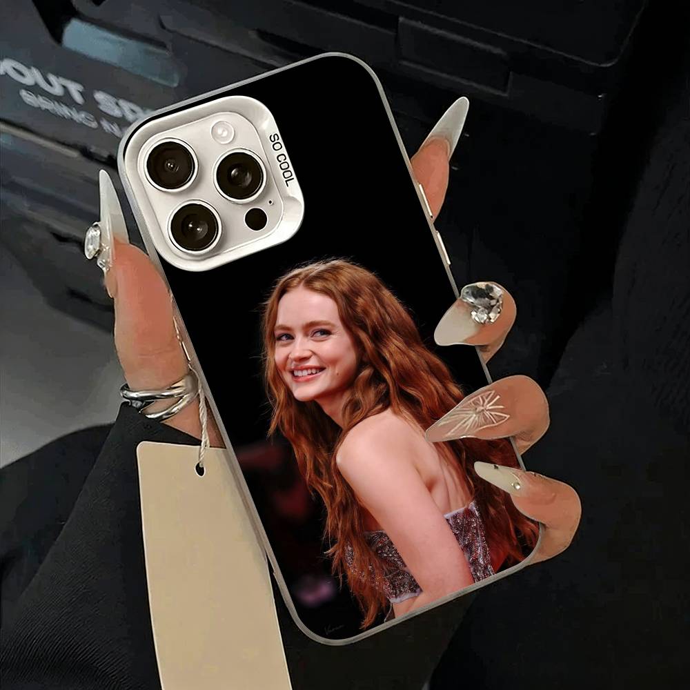 Actress-Sadie Sink Phone Case For IPhone 17 Air 16 15 14 13 12 11 Pro Max White Sliver Hard Cover