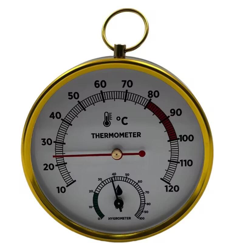 Sauna Thermometer 10 bis 120℃ 2 in 1 Klare Skala Mehrzweck Sauna Hygrometer Gleichzeitige Anzeige Für Zuhause