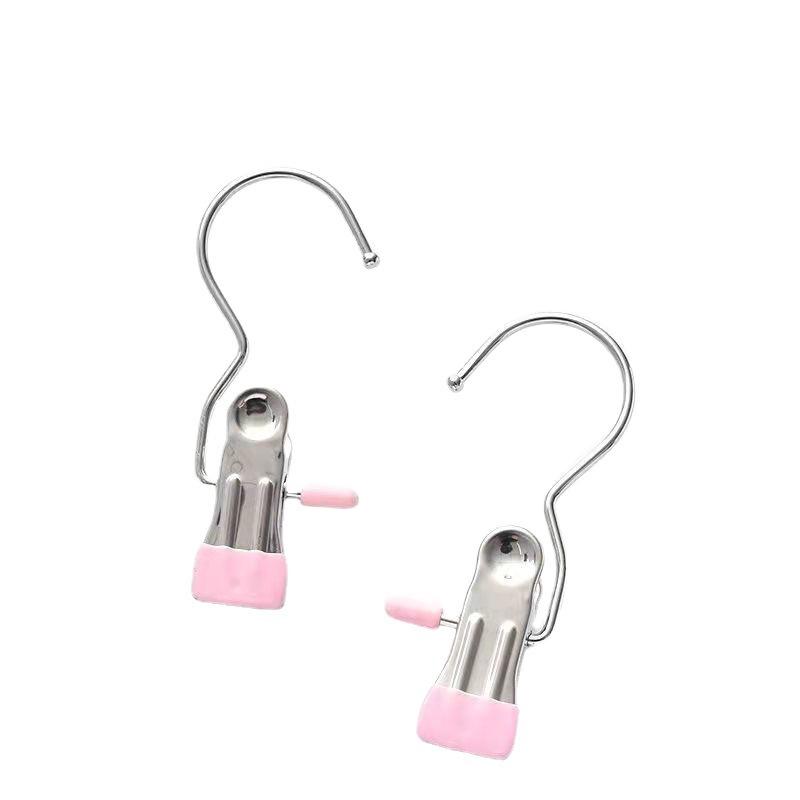 Newcomer Offer: Get 10 Free Shipping! Stainless Steel Seamless Multi-functional Pants Clips and Hooks Rack.