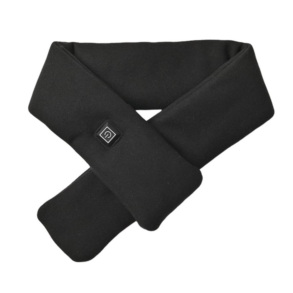 Electric Neck Heating Scarf winter warm Heated Scarfs soft Three-gear Temperature Control Neck Wrap Warmer no battery