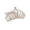 Sparkling Rhinestone Hair Comb Alloy Material Princess Hair Comb Children Tiara Crown  Parties