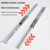 17mm Narrow Two-Way Steel Ball Bearing Drawer Slides