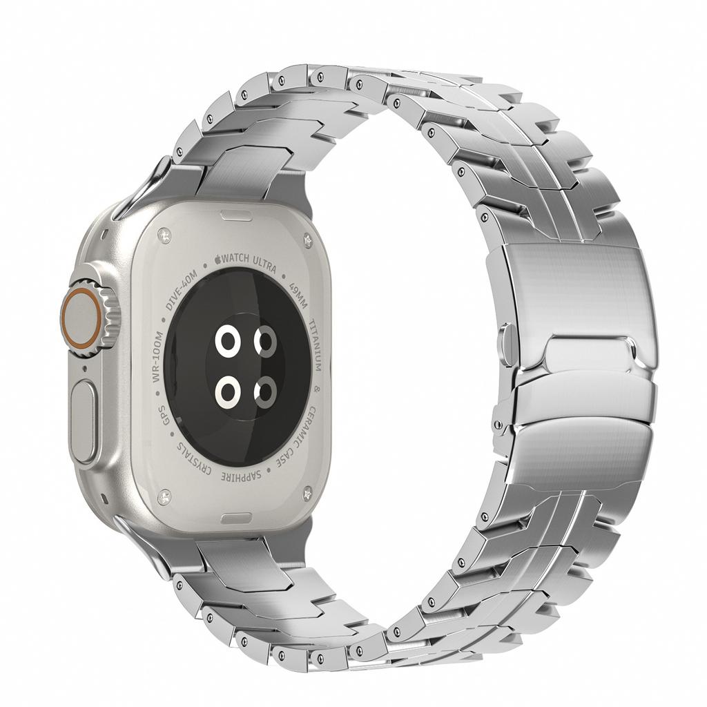 Metal Strap for Apple Watch Band 46mm Ultra 49mm 44mm 45mm Luxury Stainless Steel Business Band Correa for IWatch Series 10 9 8
