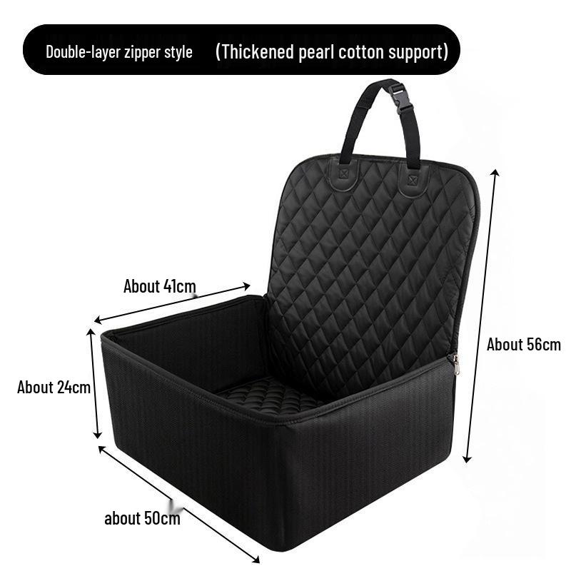 Waterproof & Dirt-Proof Rear Car Seat Cushion for Small/Medium Dogs - Travel Essential Mat