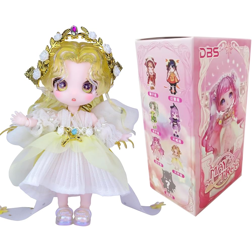ICY Fortune Days BJD Doll 13cm Anime Style Gift Set Decorative DIY Exercise Collection for Girls 8+