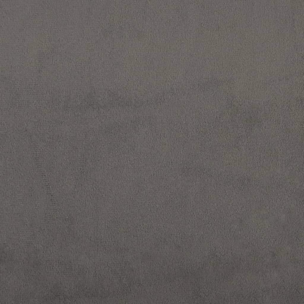 Vidaxl Zagłówki Do Łóżka, 2 Szt., Ciemnoszare, 72X7X78/88 Cm, Tkanina