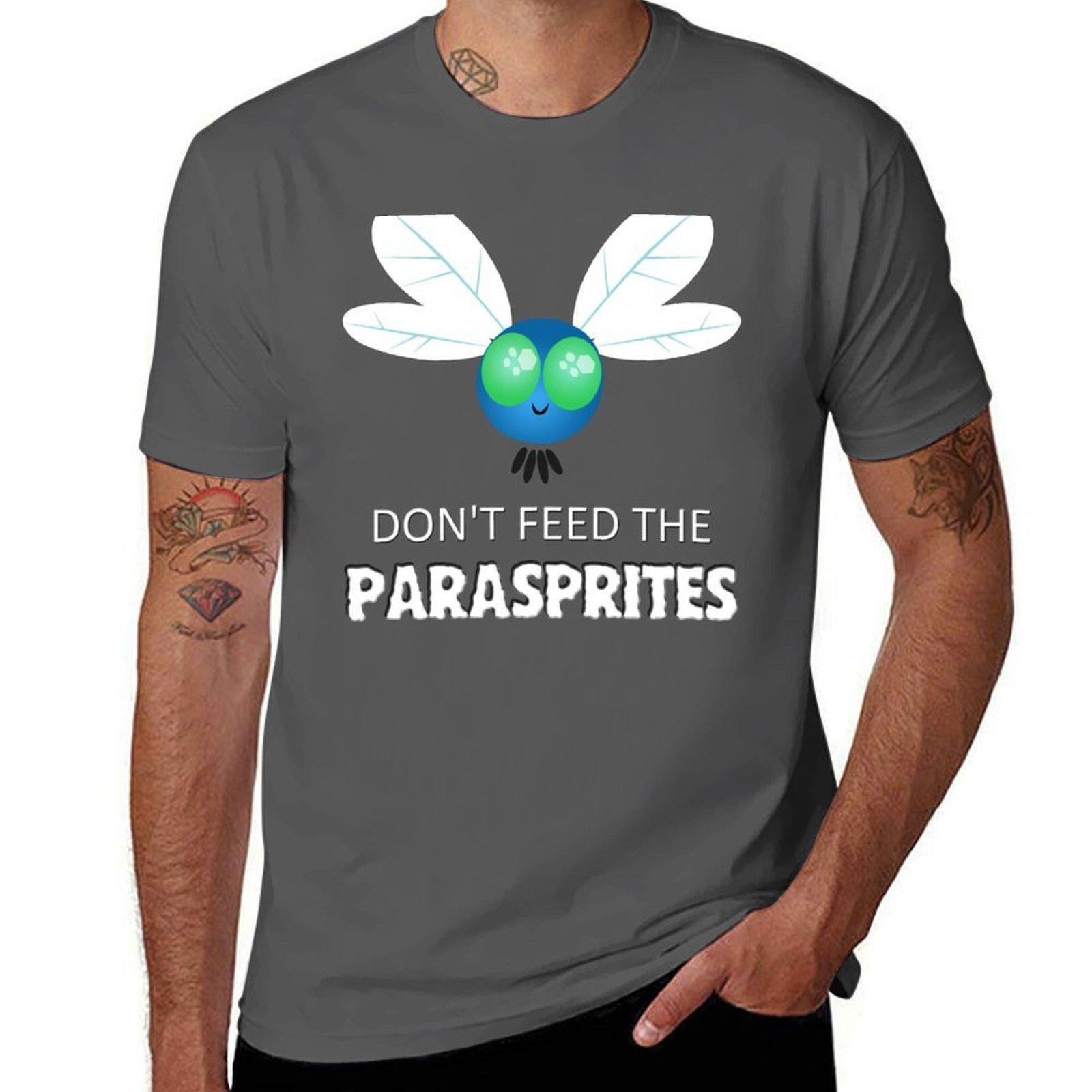 

Don t Feed The Parasprites T-Shirt t shirts for man graphic funny t shirts for man cotton soft T-Shirt 4XL