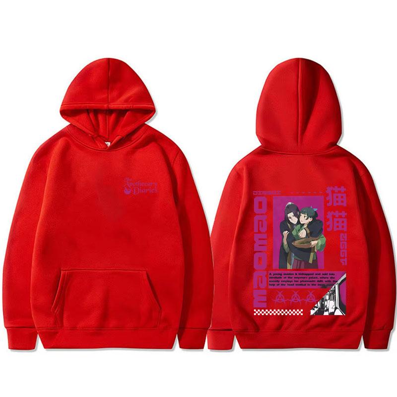 Anime The Apothecary Diaries Maomao Graphic Hoodie Men Women Clothing Fashion Casual Oversized Streetwear Male Vintage Hoodies