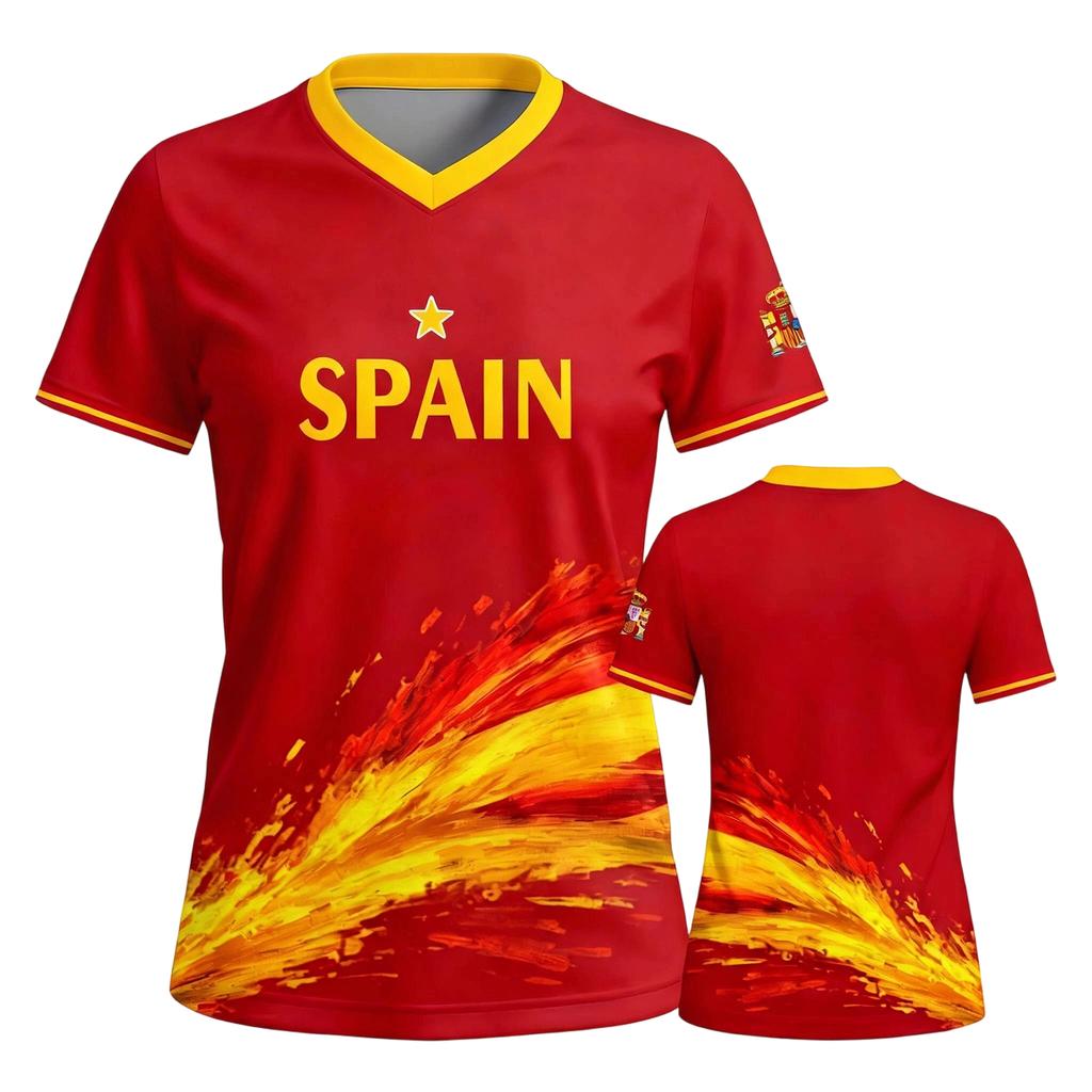 Women's Custom Soccer , Personalized Sports Top for Day, Short Sleeve Athletic Wear