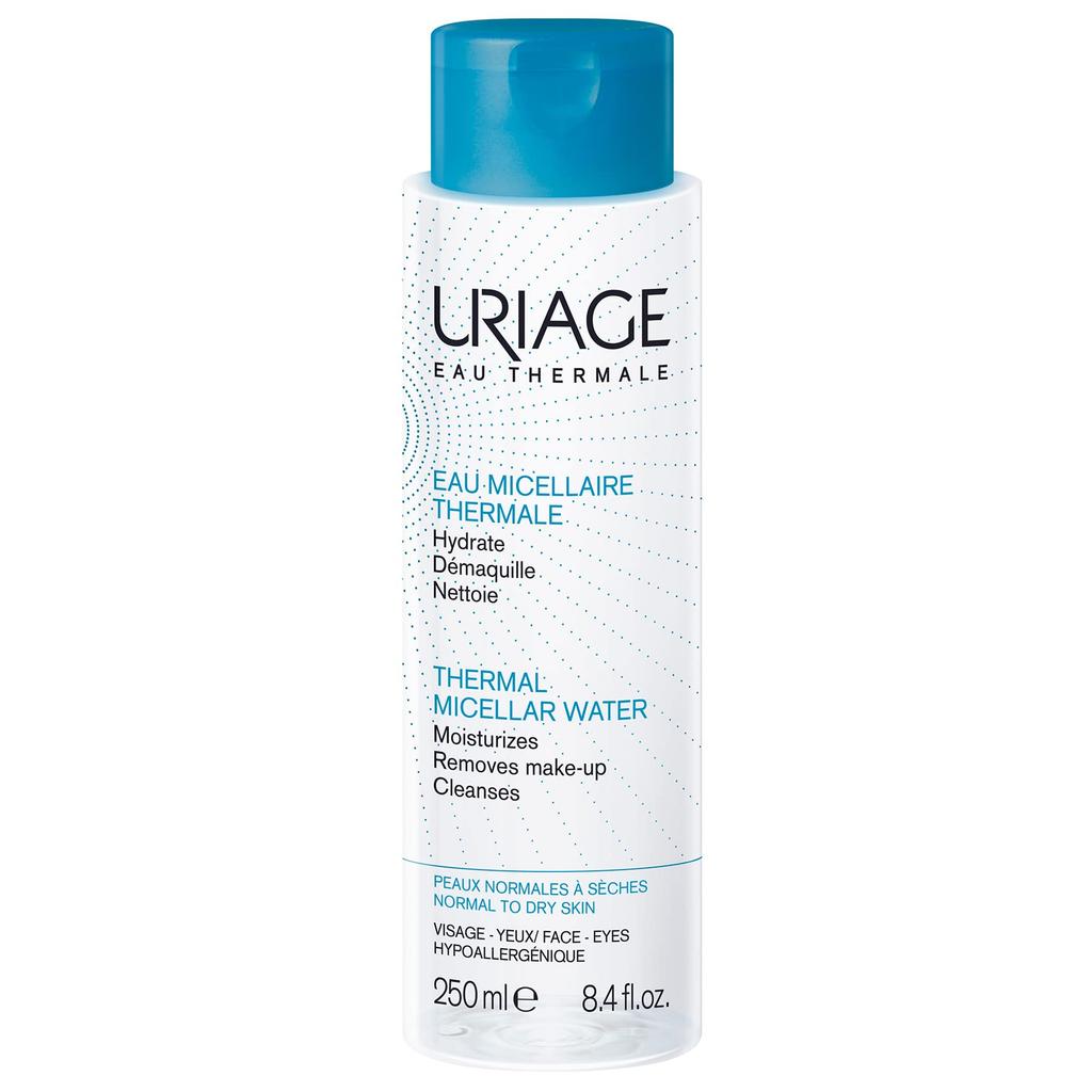 URIAGE Thermal Cleansing Water Dry URIAGE Sato Pharmaceutical Type No Need for Double Cleansing Liquid Transparent (for Skin) <Makeup Remover>