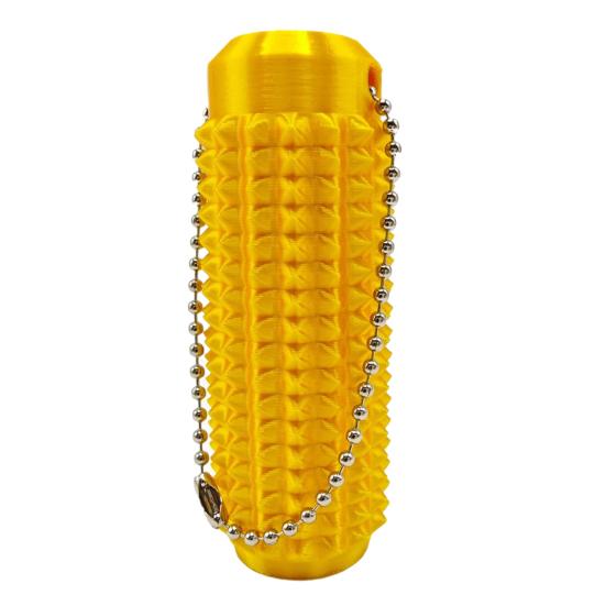 Spiky Grippie Stim Fidget Toy with Bead Chain Stress Relief Teens Adults Mini Pocket 3D Printed Pain Stimming Tool