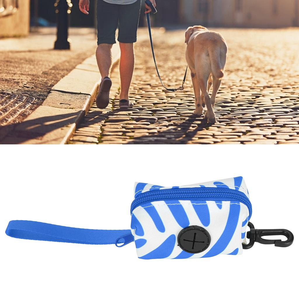 Portable Pet Waste Bag Holder Dog Garbage Bag Dispenser Carrier for Walking Leash