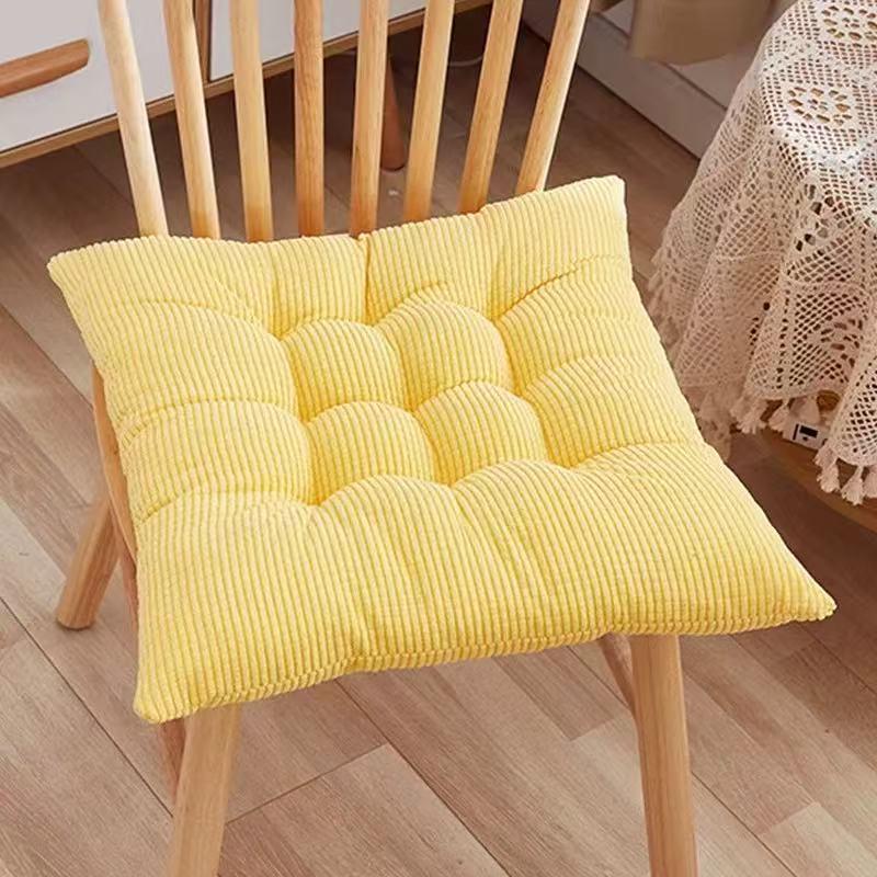 Corn Kernel Velvet Seat Cushion - Thickened Cotton Pad for Sofa, Car, Window, Chair, and Stool