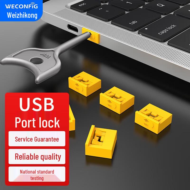 Weizhikong Enterprise USB Port Security Plugs with Removal Tools