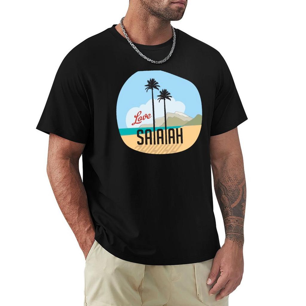 Salalah Ounisex Beautiful Salalah Love Salalah Tshirt Basic Solid Color Casual Tee Shirt