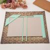 Bookbinding Easy Scrapbooking Tool Plastic Positioner Ruler for Efficient Production Convenient Binding Device for Handbook