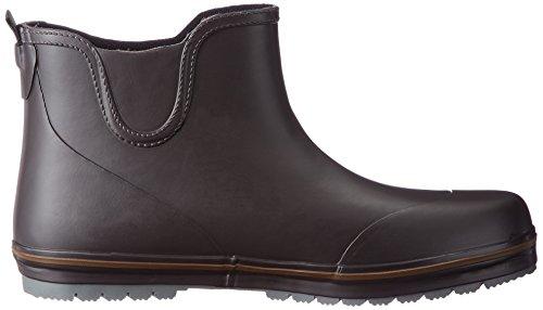 Mountain Village RV-110N Short Gardening Men's Rubber Boots, Size 44, Dark Brown, 24.0cm-24.5cm, 3E