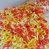 20/50/100Pcs Colorful Basic Nylon Ealstic Hair Ties for Girls Ponytail Hold Scrunchie Rubber Band Kid Fashion Hair Accessories