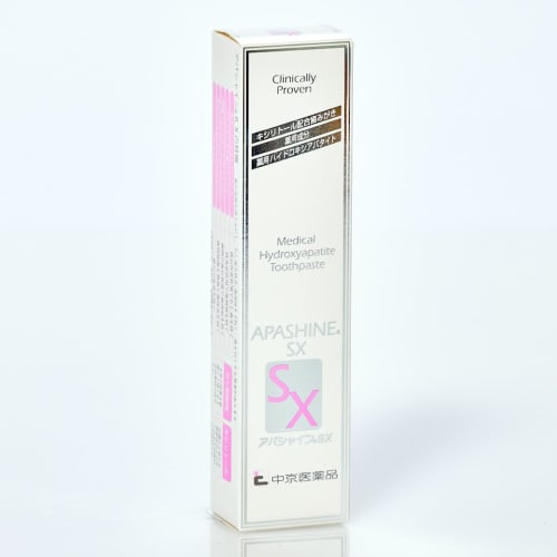 Apashine SX Hydroxyapatite Toothpaste, 135g, Medicated Toothpaste with Extra Hydroxyapatite, Prevents Bad Breath, Whitens Teeth, Original by Chukyo Ph