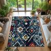 Persian Retro Style Carpet Moroccan Leisure Rug Carpets for Living Room Living Room Decoration Washroom Floor Mat Rugs