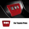 Red Carbon Car Power Output Button Panel Trim Sticker For Toyota Prius 2012-2015