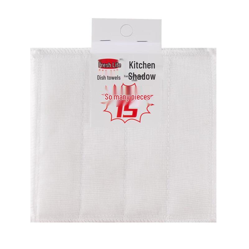 

Fresh Life Kitchen Dishcloths - 15 Count