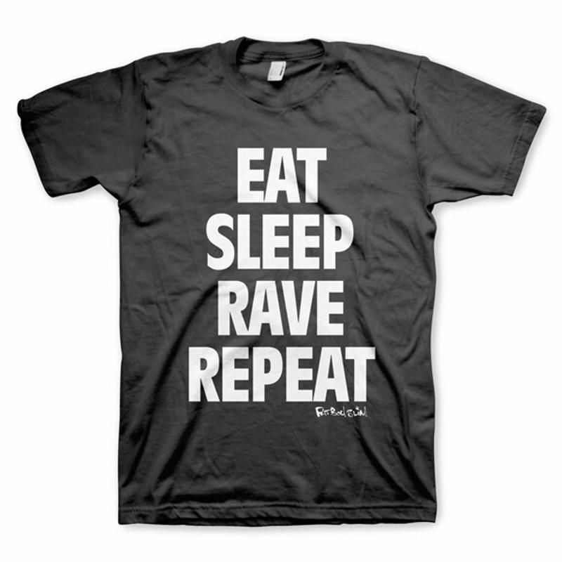 Fatboy Slim Eat Sleep T Shirt S 3X S разноцветный