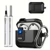 2 In 1 AirPods Cleaner Kit TPU Protective Case for AirPods 4 & Pro 2 Shockproof Anti-Fall Shockproof Cover